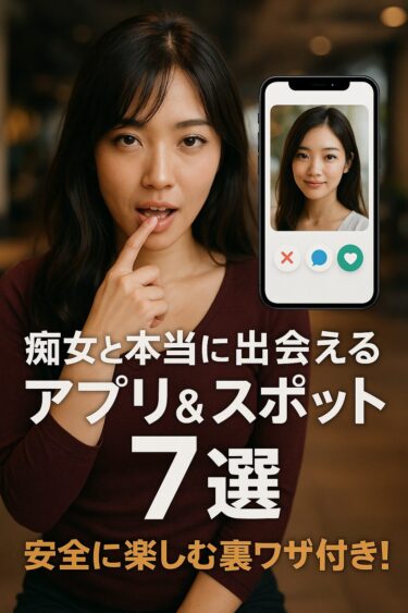 痴女と本当に出会えるアプリ＆スポット7選｜安全に楽しむ裏ワザ付き！